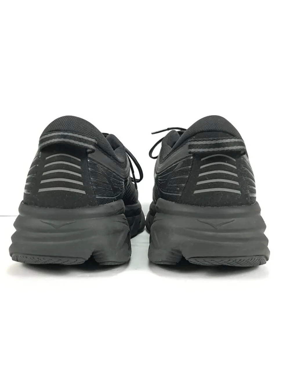 Hoka Bondi 7 Shoes Men 12 4E X-WIDE Black Athletic Cushion Sneakers 1117033 BBLC